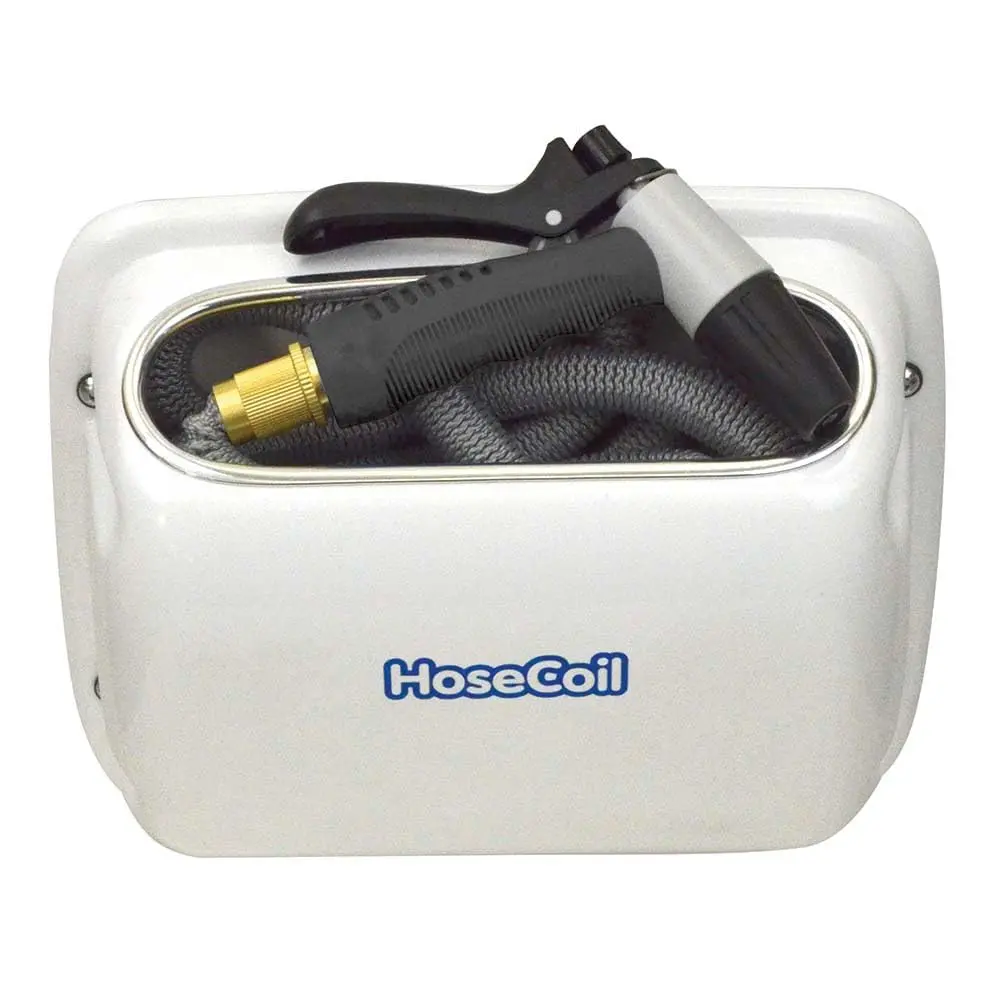 Hosecoil Hce25sw-Gray Hosecoil Side Mount Expandable Enclosure W/25′ Hose 1