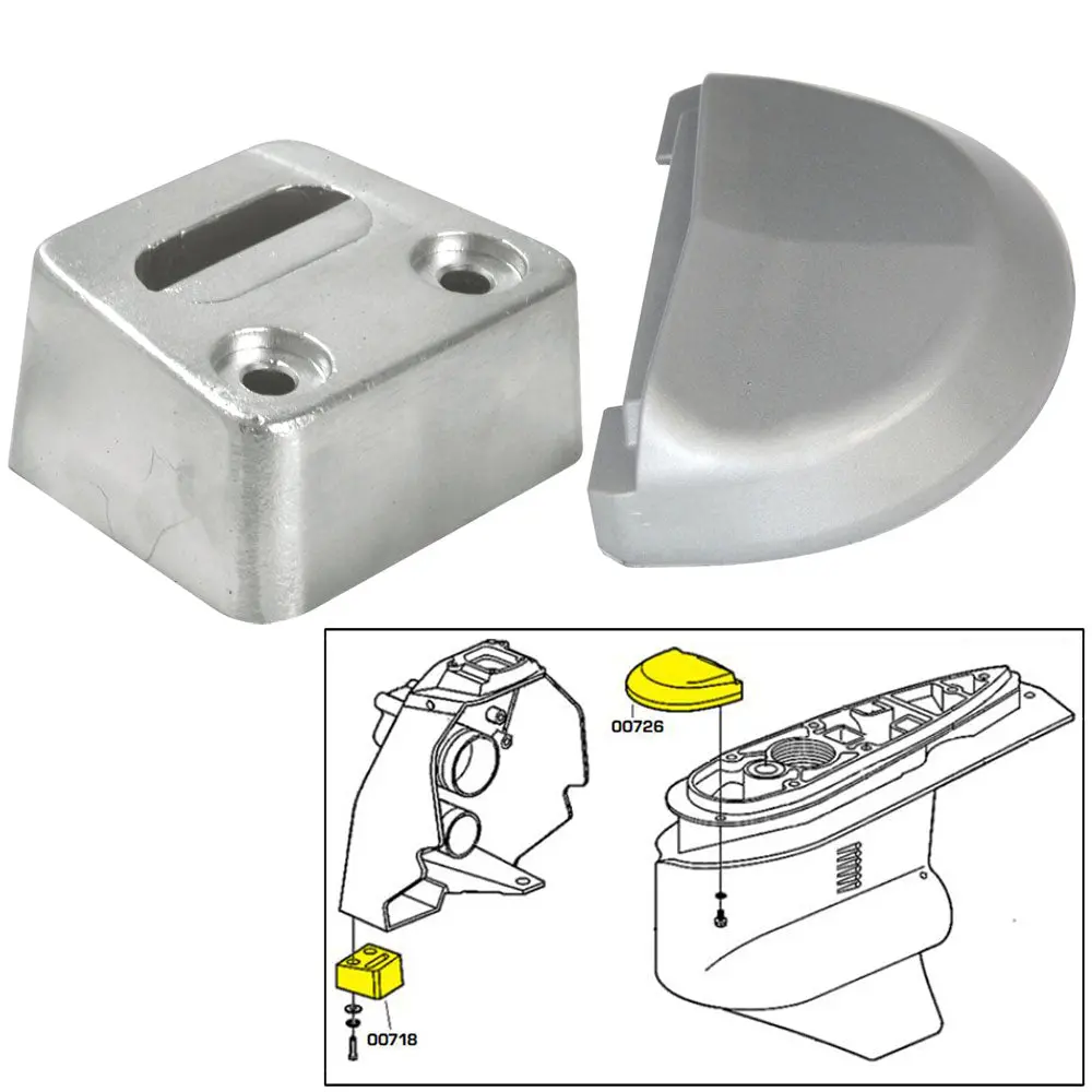 Tecnoseal Anode Kit W/Hardware - Volvo Sx 1
