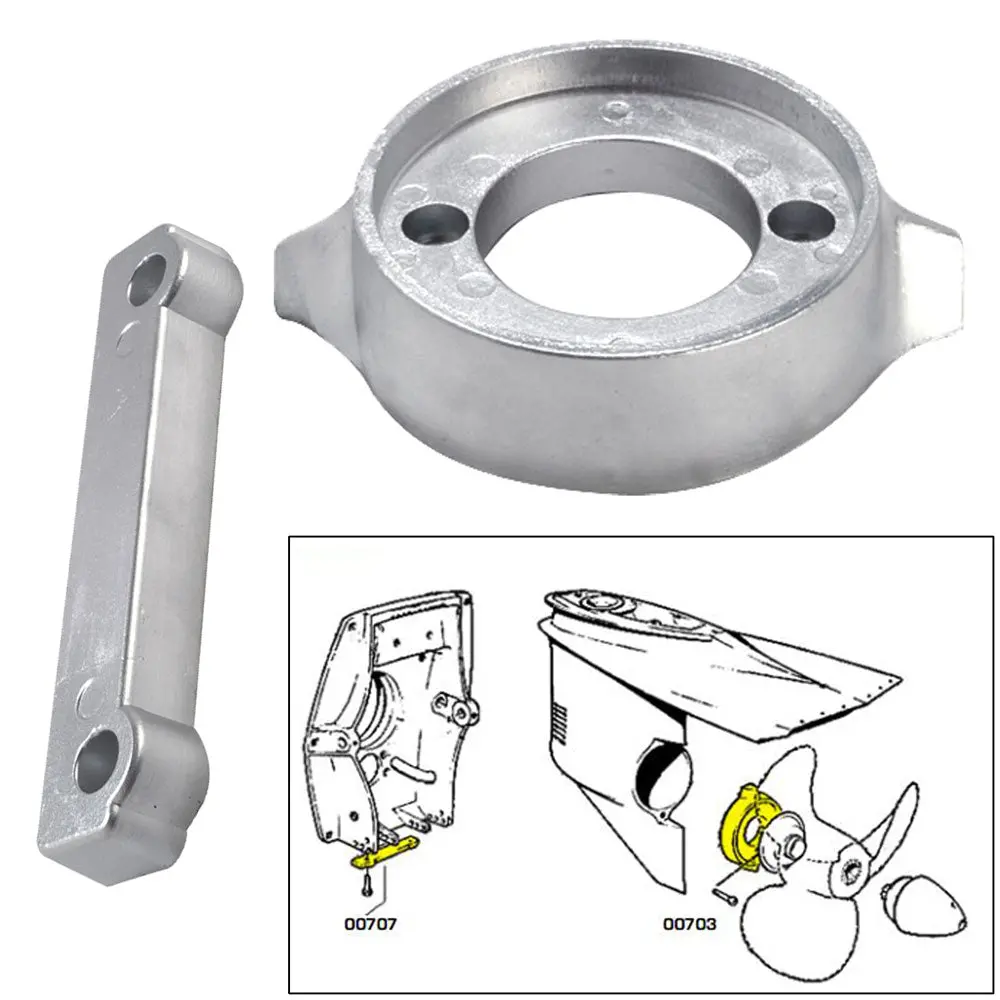 Tecnoseal Anode Kit W/Hardware - Volvo 280 1