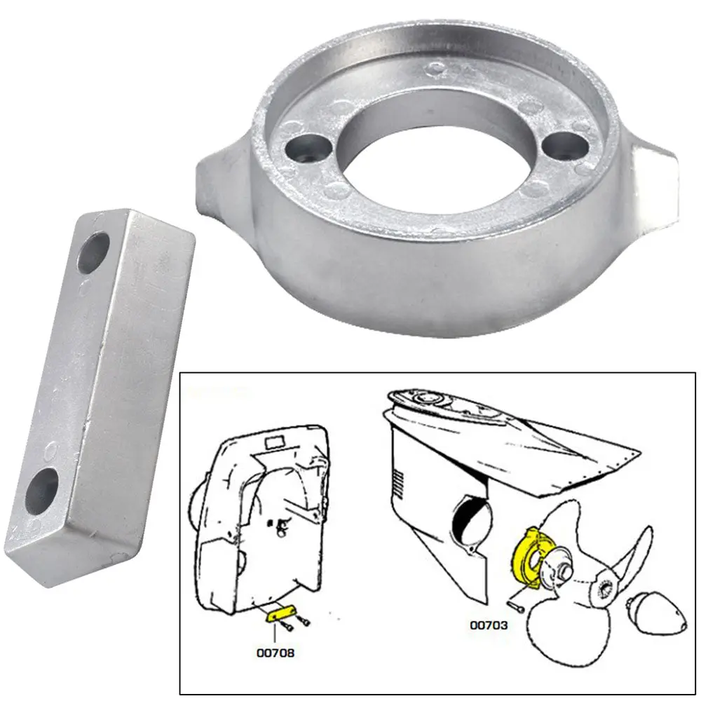 Tecnoseal Anode Kit W/Hardware - Volvo 290 1