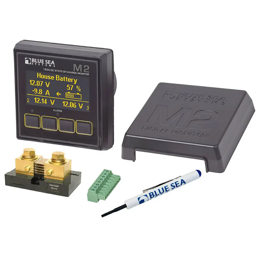 Blue Sea 1830 Monitor M2 Oled Dc Multimeter W/ Soc 1