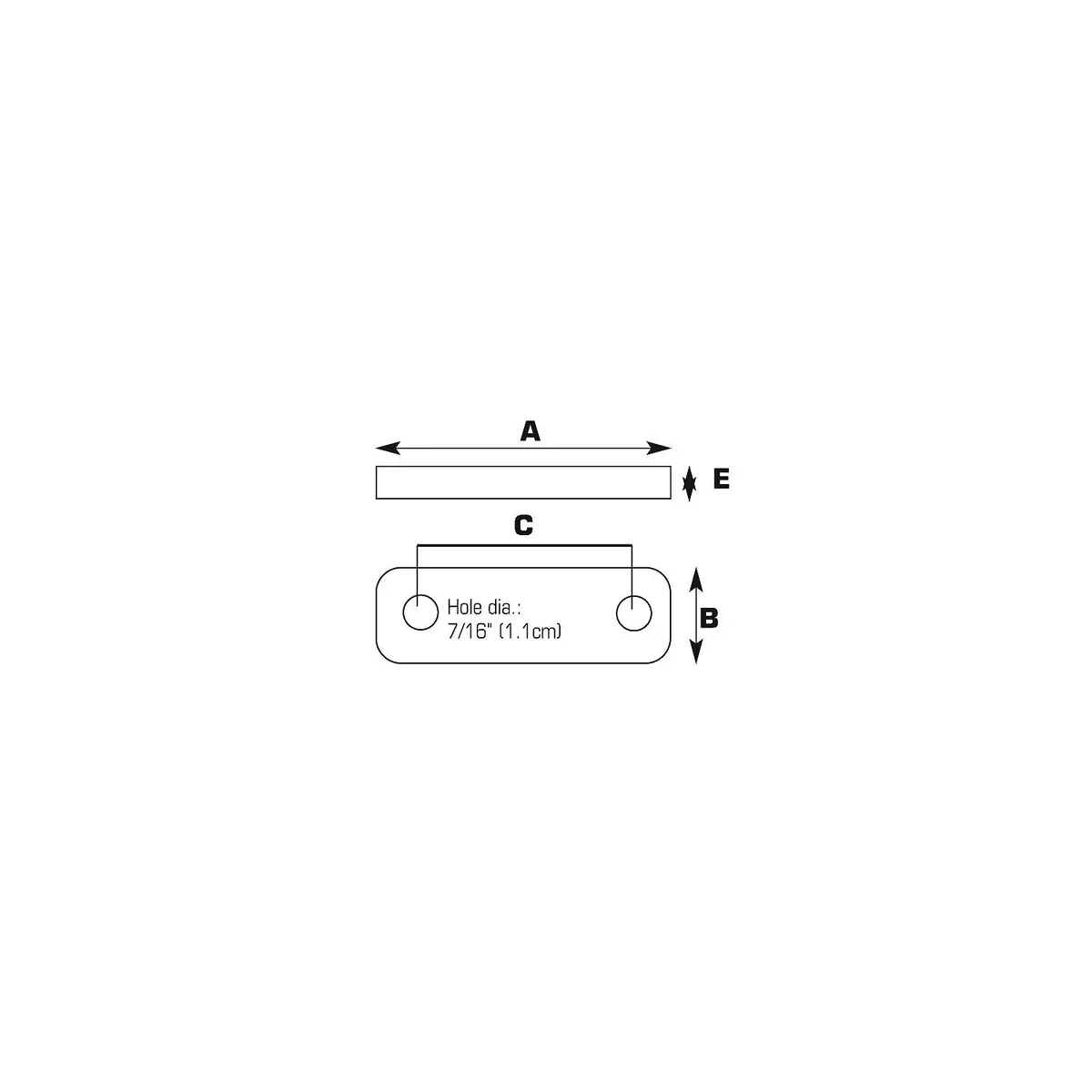 Seachoice 55201 Frame Tie Plates (Pair Per Pack) 2