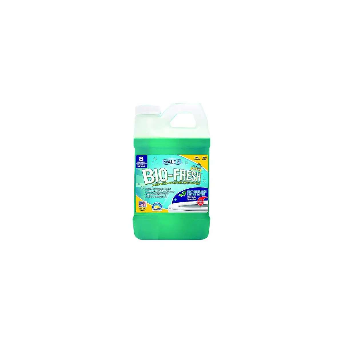Walex Products Biofrom1g Walex Holding Tank Treatment, 1 Gal., Ocean Mist 1