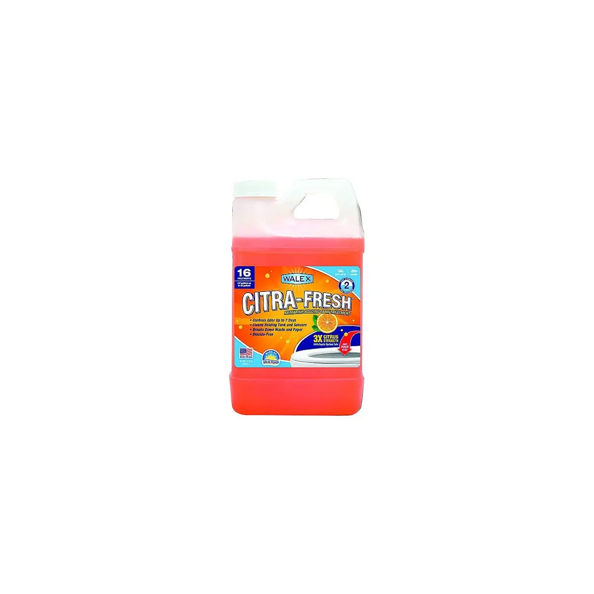 Walex Products Citrafr1g Walex Liquid Black Tank Treatment, 1 Gal. 1