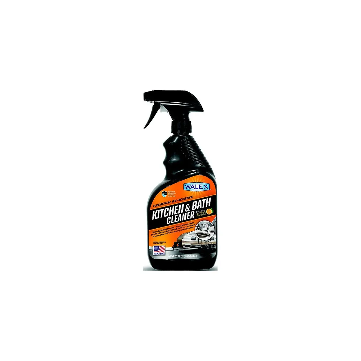 Walex Products Walkb32 Walex Kitchen And Bathroom Cleaner, 32 Oz. 1