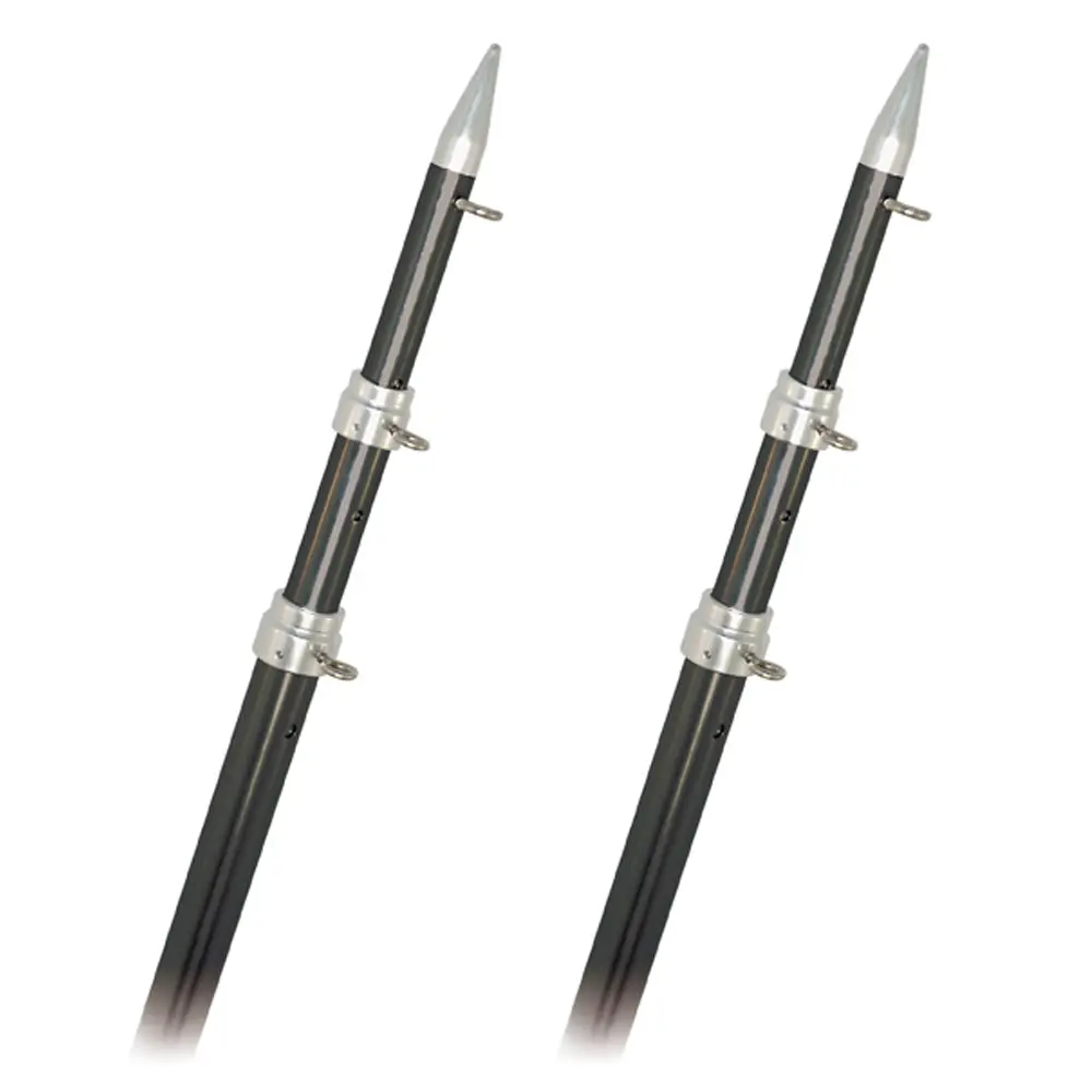 Rupp Marine A0-1800-Cft Rupp Top Gun Outrigger Poles Telescopic Carbon Fiber 18' 1