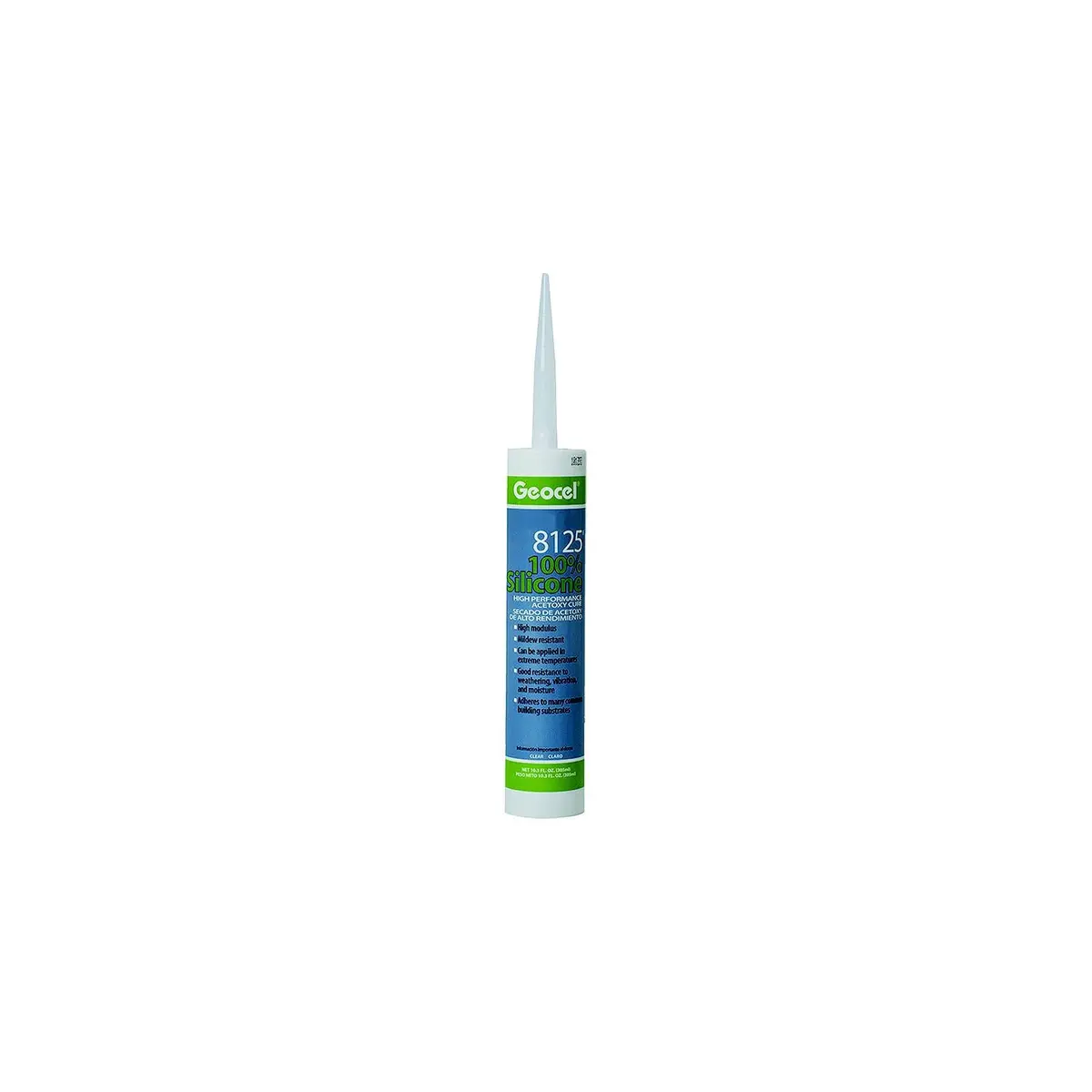 Geocel Gc68113 8125 100% Silicone High Performance Acetoxy Cure Sealant, 10.3 Oz., Black 1