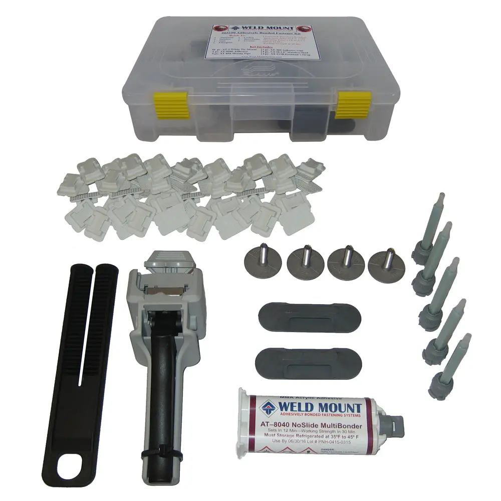 Weld Mount 65100 Adhesively Bonded Fastener Kit W/At 8040 Adhesive 1