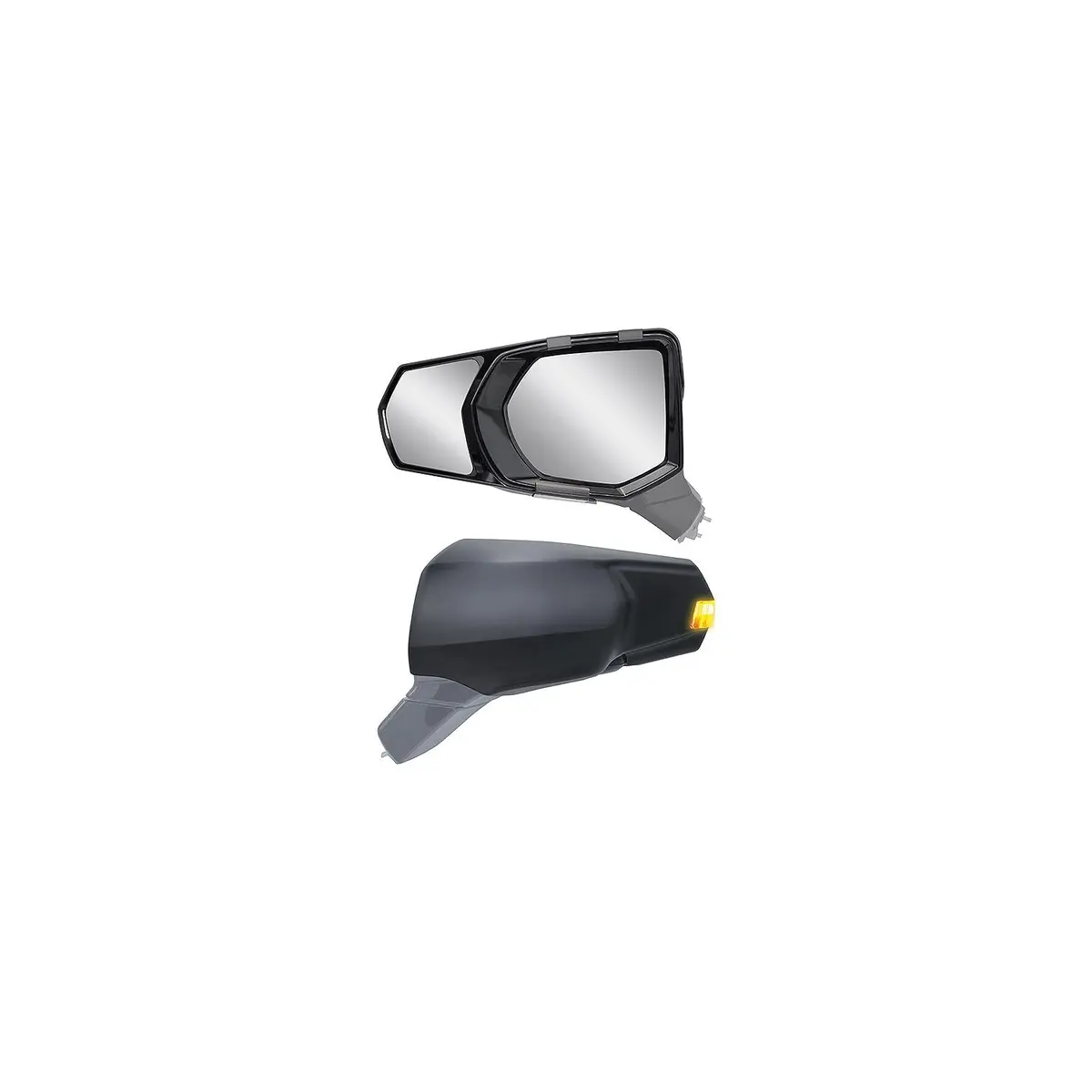 K-Source 80950 K Source Fit System Snap & Zap Rv Towing Mirrors 2 Pack 1