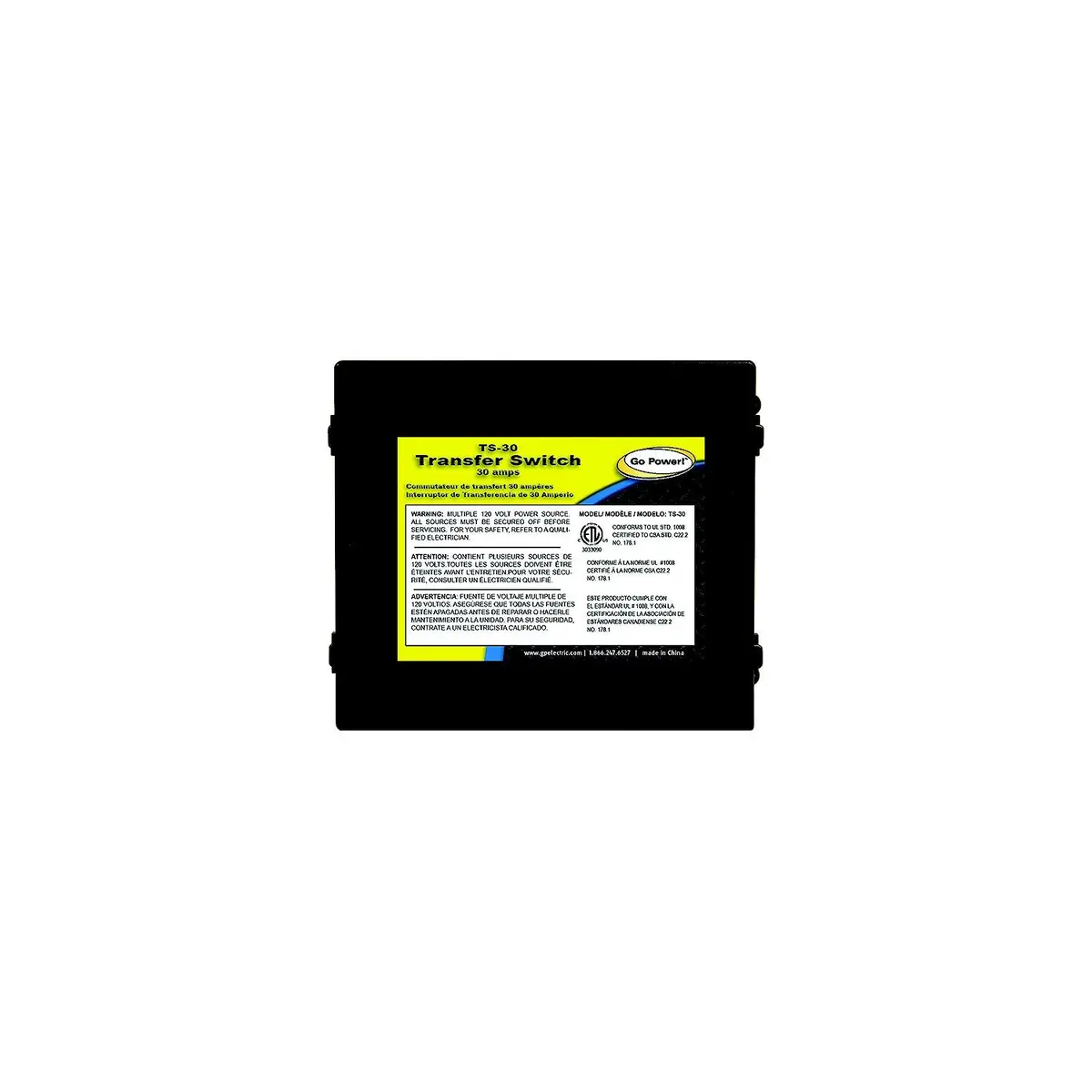 Gopower! 64403 30A Transfer Switch 1