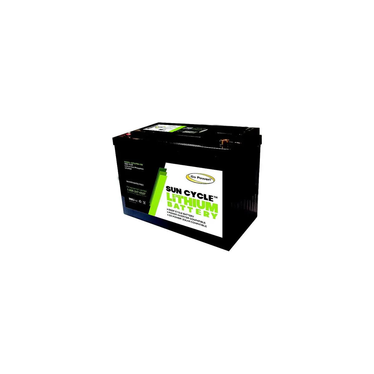 Gopower! 82738 100Ah 12V Lithium Battery 1