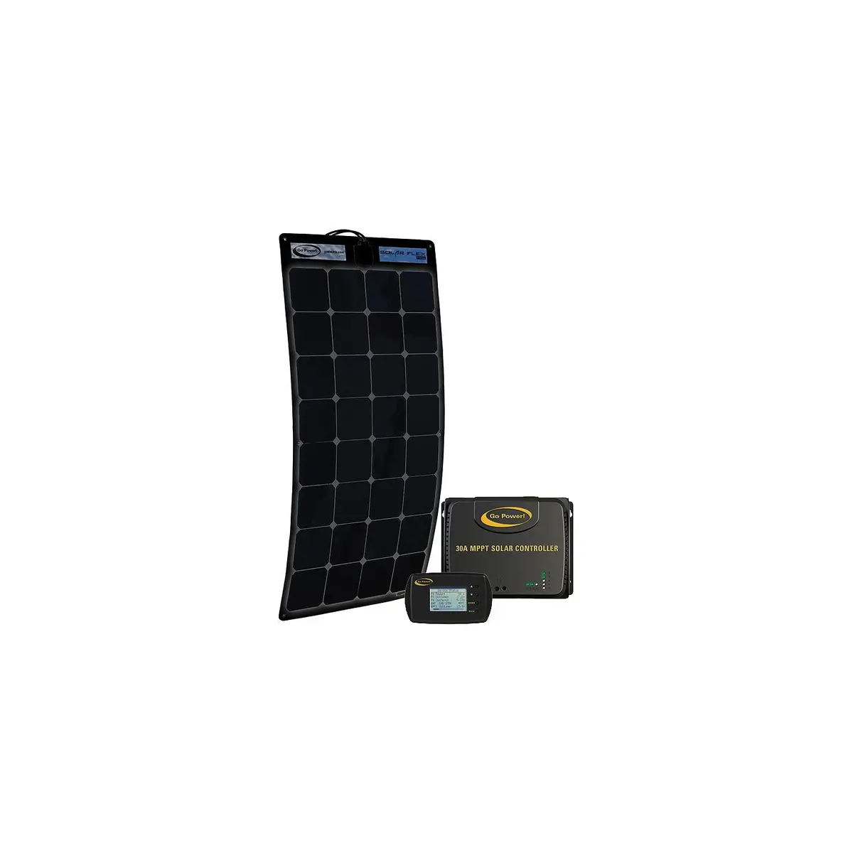 Gopower! 83069 Solar Flex™ Eclipse 190W+30A Mppt Controler Solar Kit 1