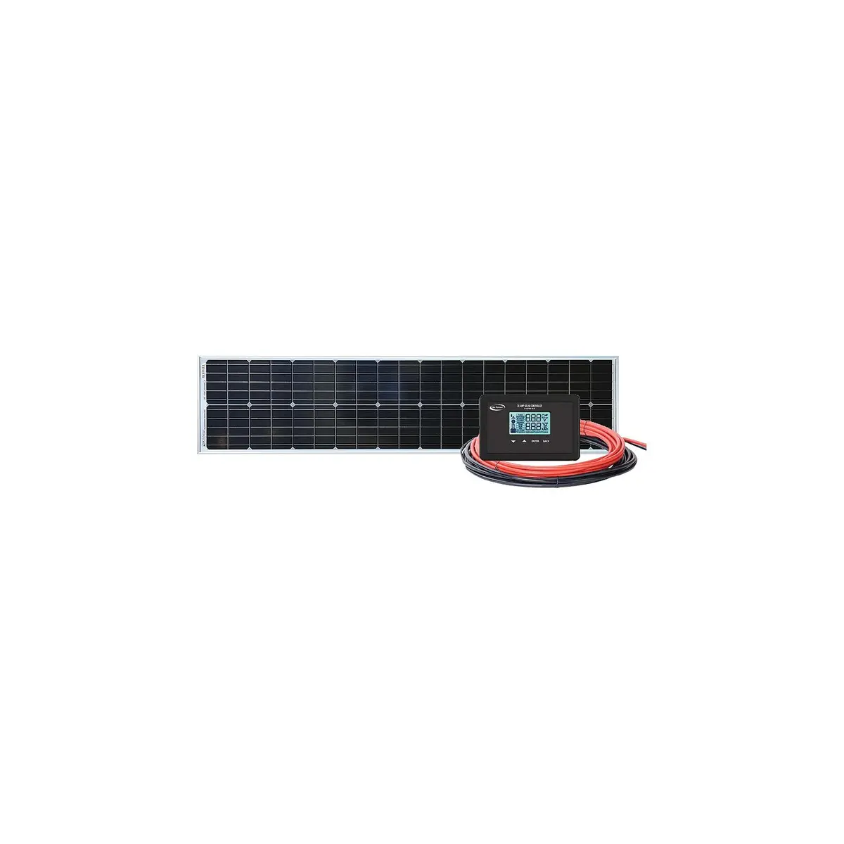 Gopower! 83300 Slim Solar Aluminum Kit, 100W 1