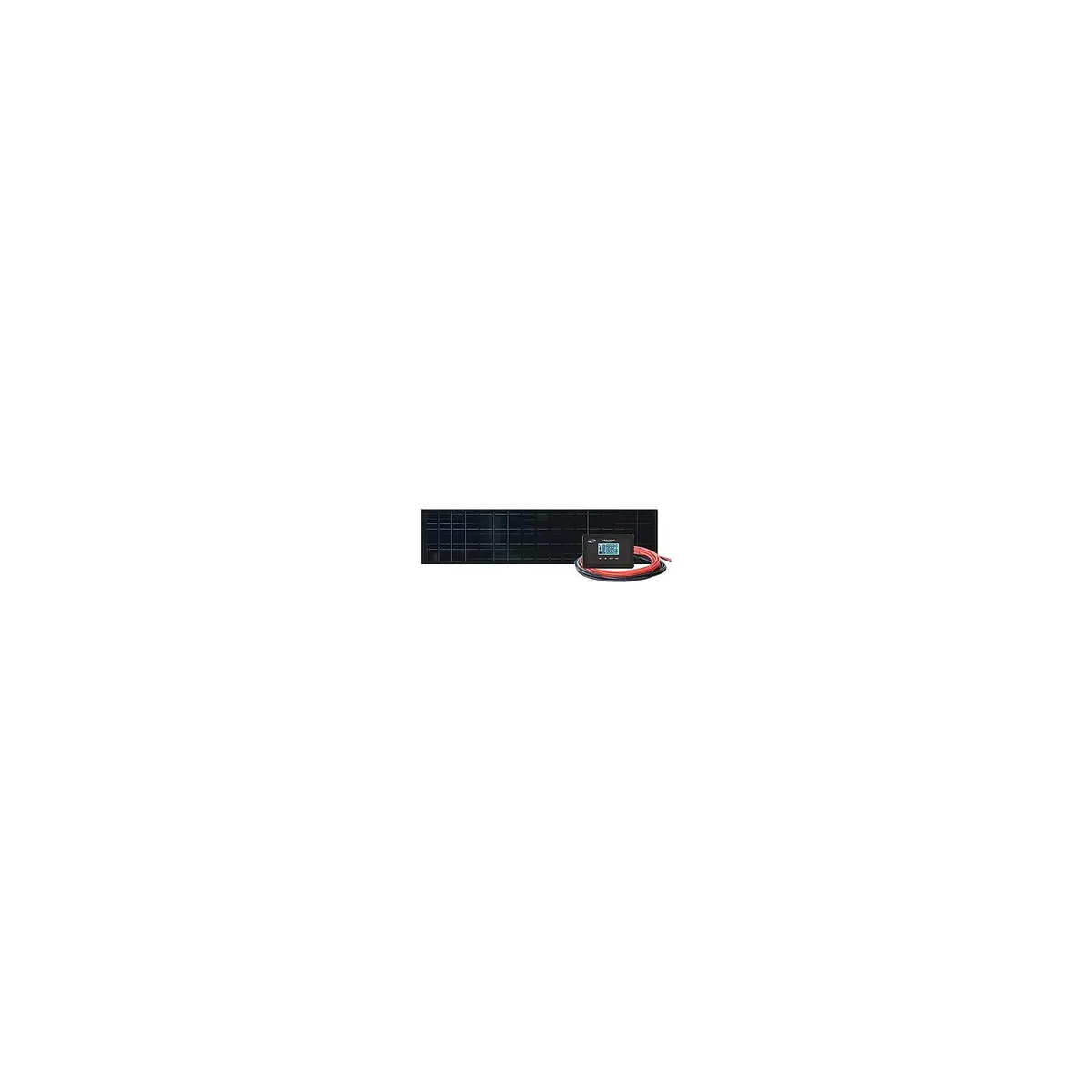 Gopower! 83307 Slim Solar Black Powder-Coated Kit, 100W 1