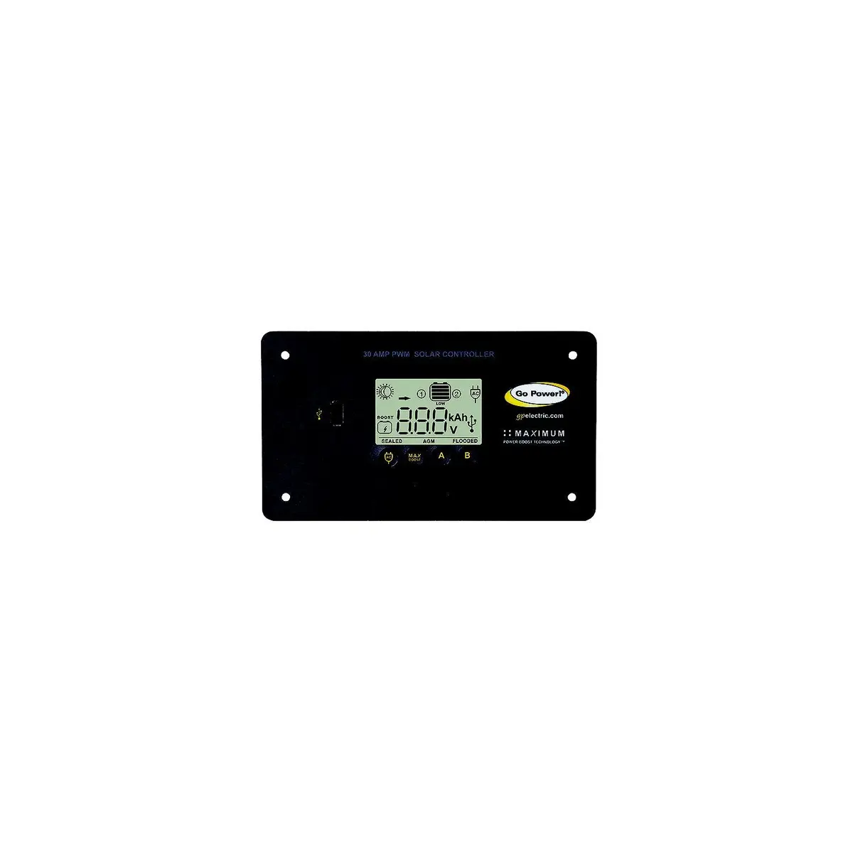 Gopower! 82756 76119 Digital Solar Controller, 30A 1