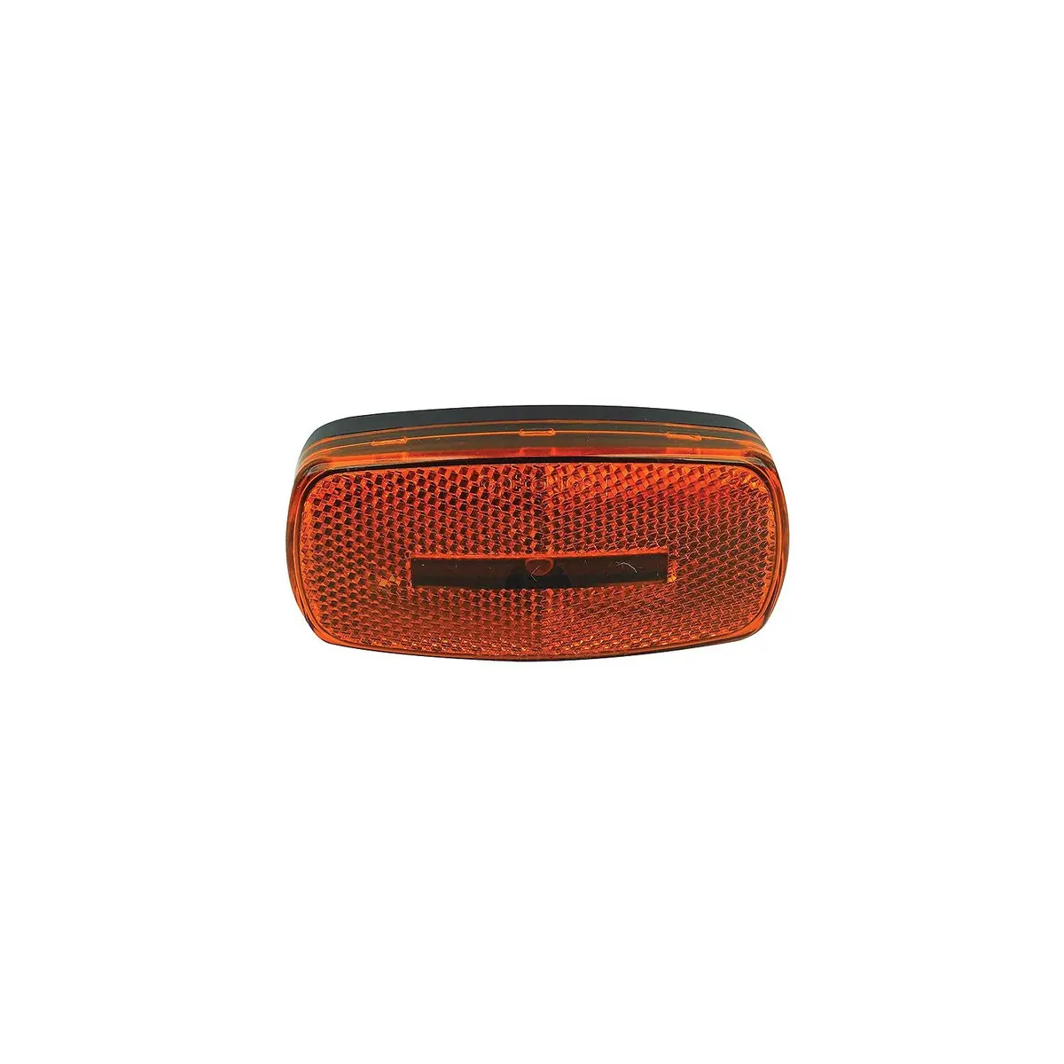 Fultyme Rv 1103 Fultyme Rv Marker/Clearance Light W/ Reflex, Yellow Lens, Black Base 1