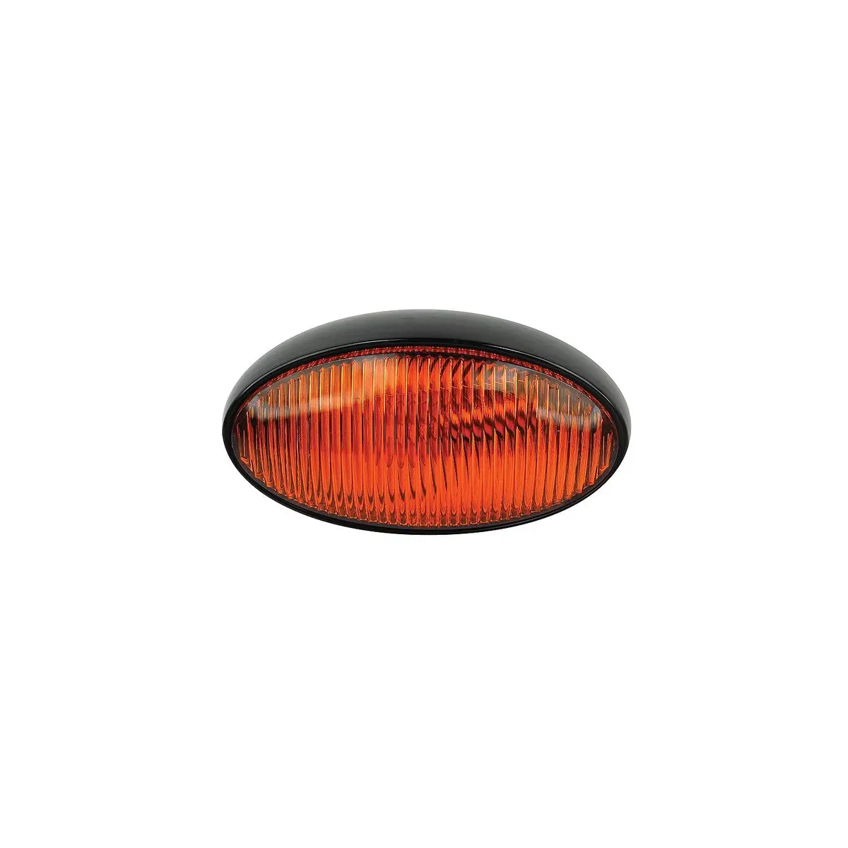 Fultyme Rv 590-1120 Fultyme Rv Oval Porch/Utility Light W/O Switch, Yellow/ Black Housing 1