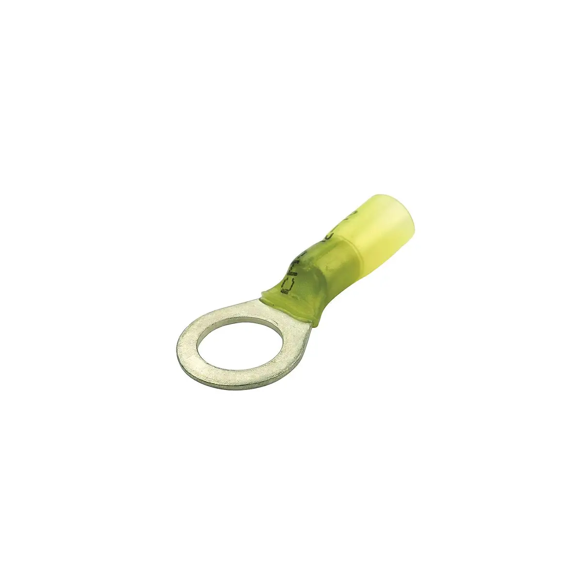 Fultyme Rv 590-5016 Fultyme Rv Heat Shrink Ring Terminal, 12-10 Ga., 3/8" Stud, Yellow, 3/Pk 1