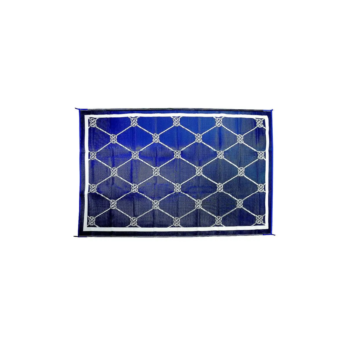 Fultyme Rv 6 X 9 Blue/White Fultyme Rv 6064 Outdoor Patio Mat, Blue/White, 6' X 9' 1