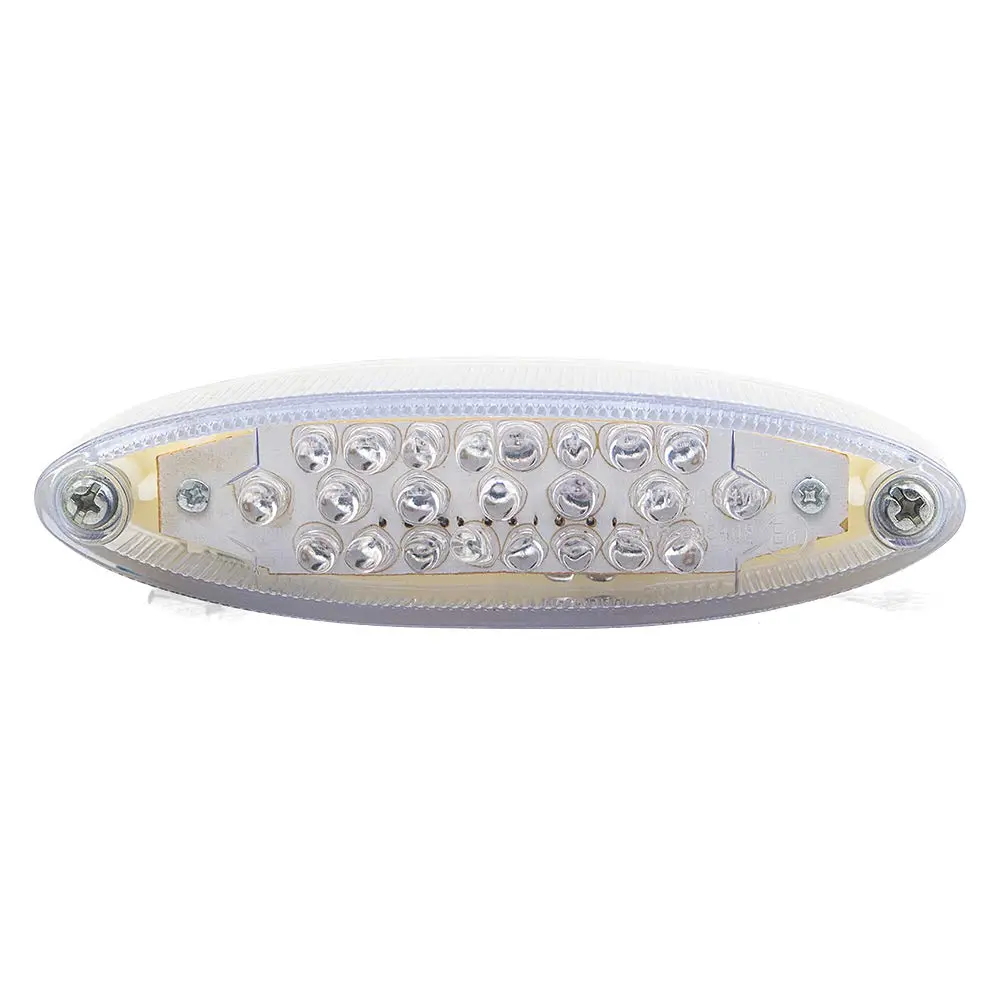 Cat Eye Tail Light - Clear Lens E Marked 1