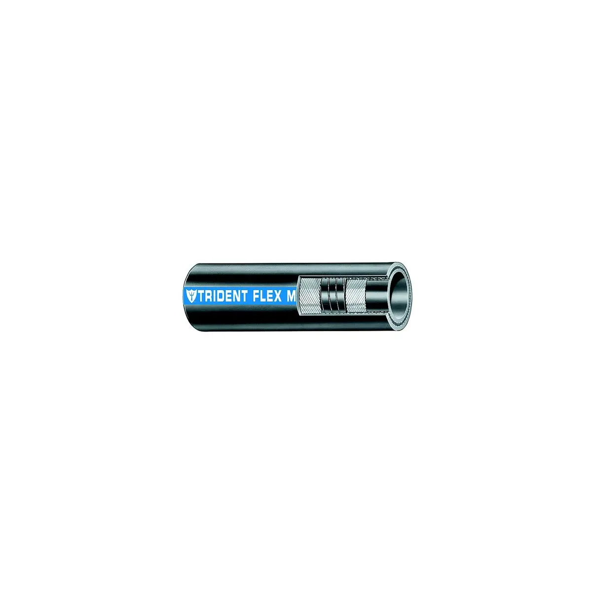 Trident Marine 250-4004 Trident Flex Hardwall Exhaust Hose, 4" X 12.5' 1