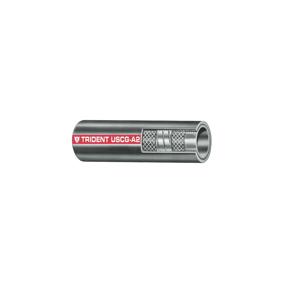 Trident Marine 327-2384 Trident Type A2 Fuel Fill Hose, 2-3/8" X 12.5' 1