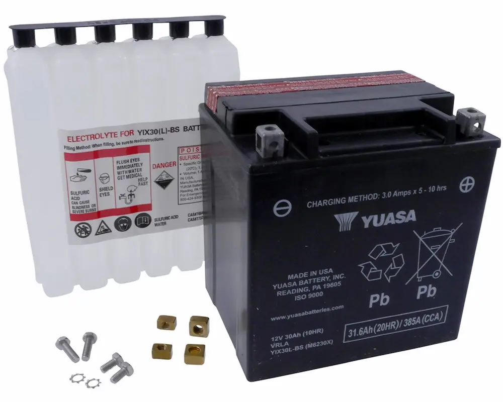 Yuasa Battery Inc. Yuam6230x Yuasa Yix30lbs Maintenance Free Battery Fresh Pack 1
