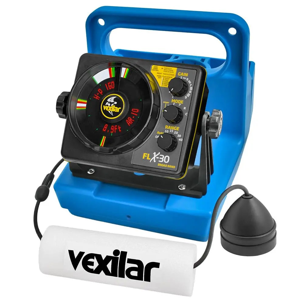 Vexilar Gpli30bb Flx-30 Genz Pack W/ Broad Band Ice Ducer And 1