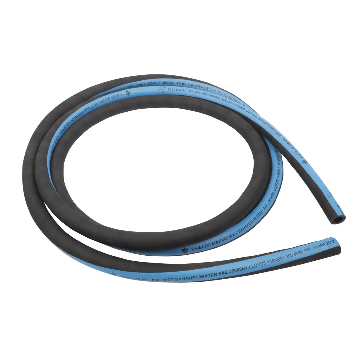 Shield 16-200-0584 Shields Marine Exhaust Water Series 200 Hose Without Wire, 5/8" X 12-1/2' 2