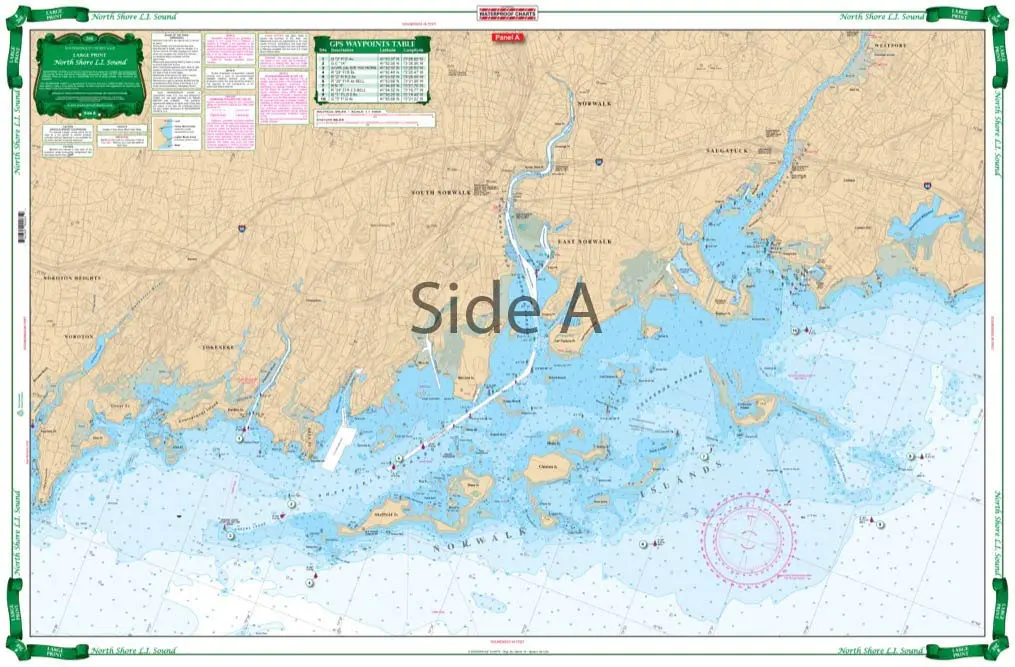 Waterproof Chart 26E W-L-I Sound/Harbors 1