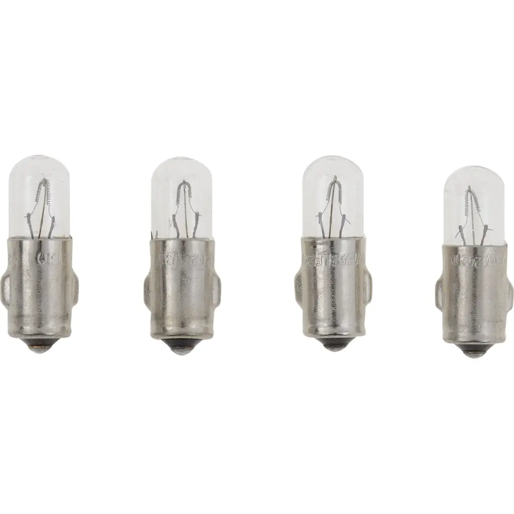 Vdo 600-802 Type A White Metal Base Bulb 12V 4-Pack 1