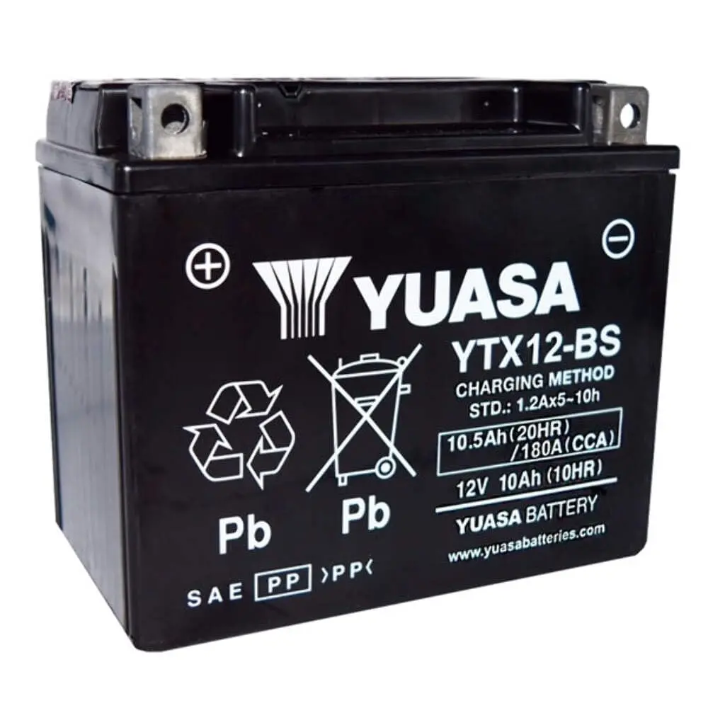 Yuasa Battery Inc. Yuam3rh2s Yuasa Maintenance Free Battery Fresh Pack 1