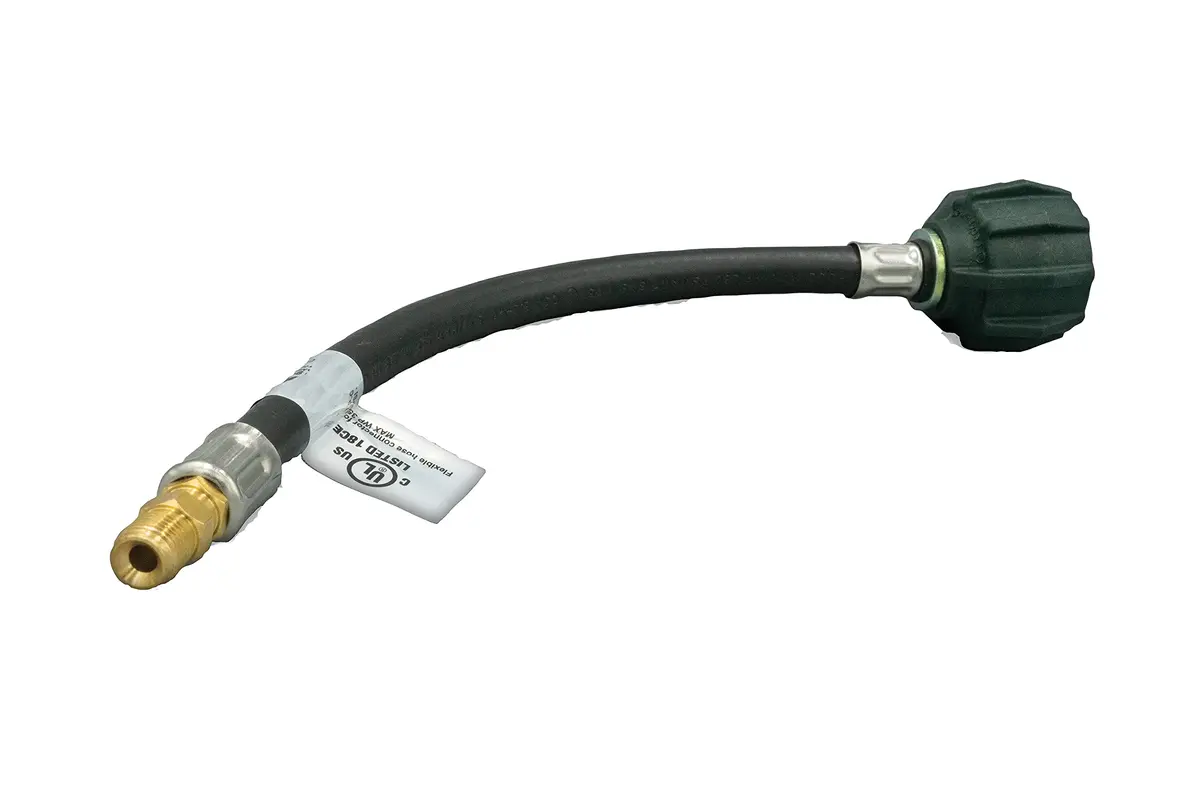 Suburban Mfg Lppt20f Suburban Rv Type 1 Acme Nut Pigtail W/ 1/4" Inverted Flare, Fitting, 20" 1