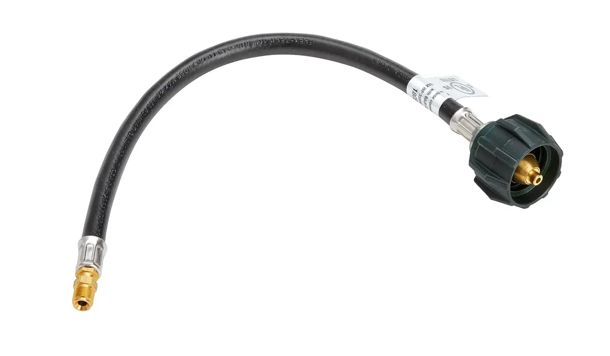Suburban Mfg Lppt15f Suburban Rv Type 1 Acme Nut Pigtail W/ 1/4" Inverted Flare, Fitting, 15" 1