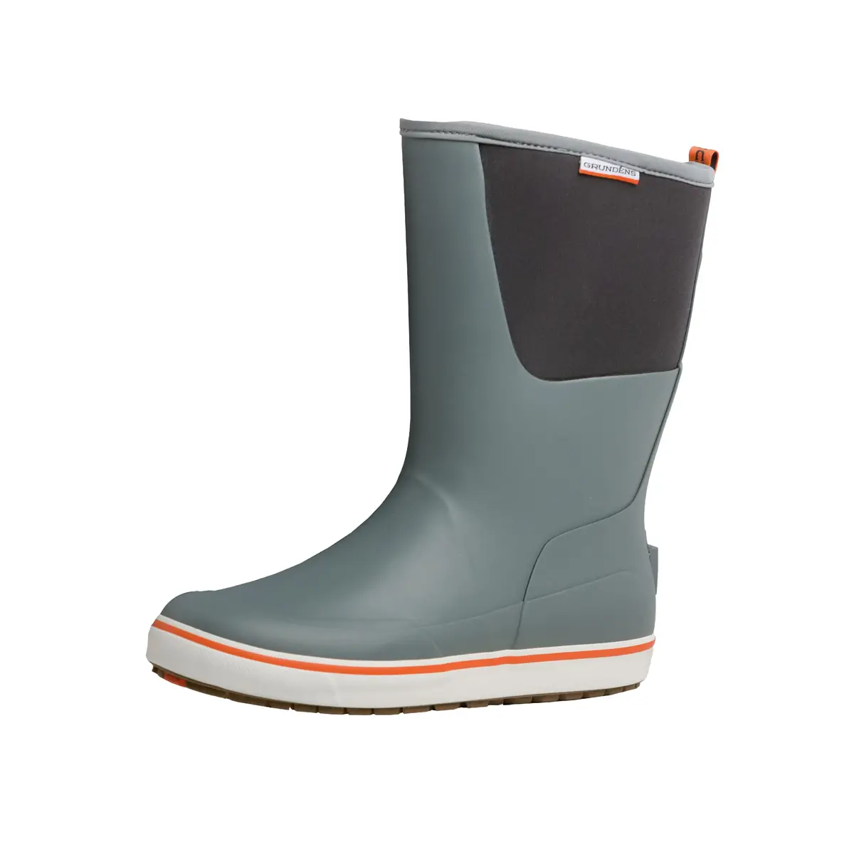 Grundens 60014-030-1008 12 Inch Deck Boot-Monument Grey-M 8 1