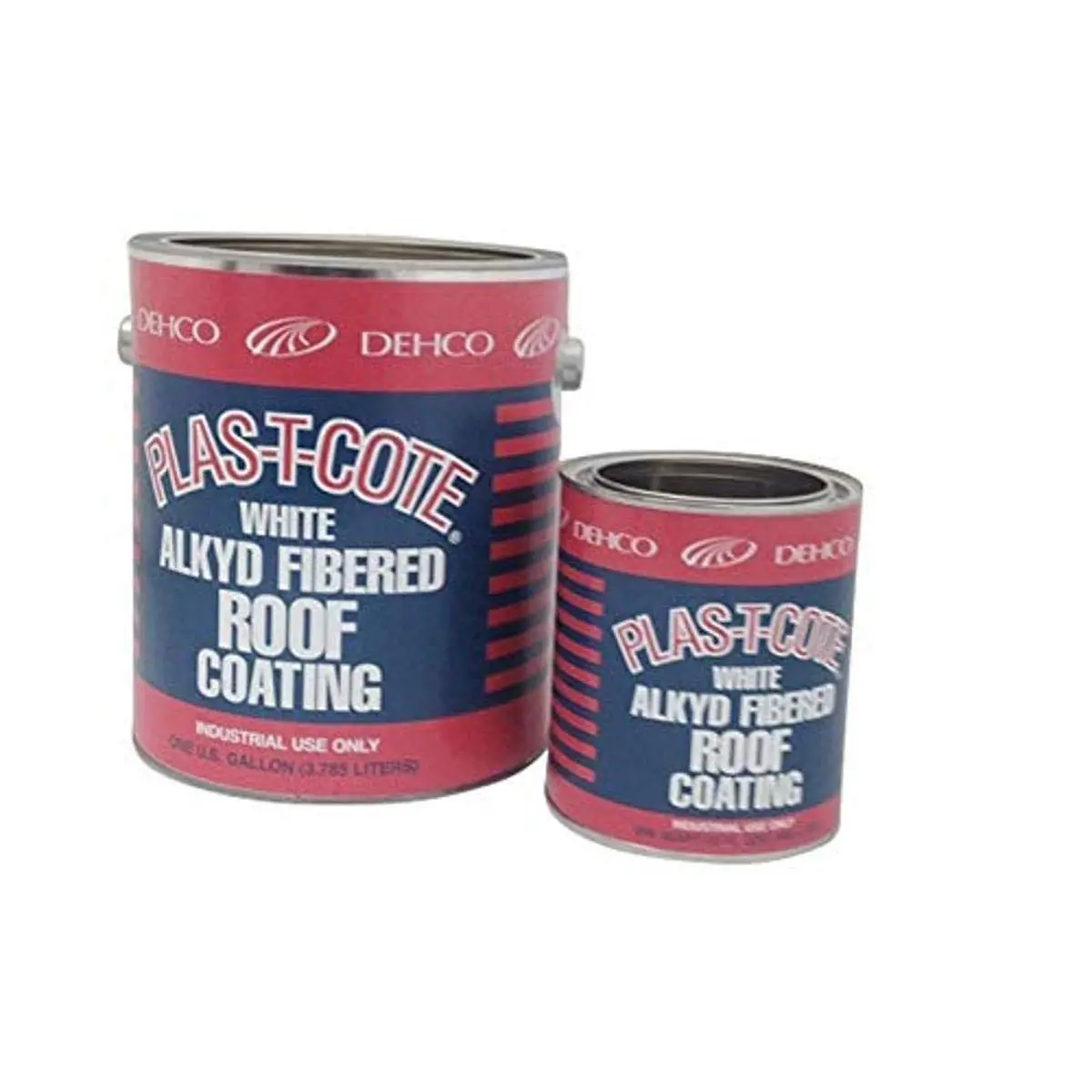 Hengs 45032 43032 Alkyd Fibered Roof Coating, White, Qt., 12/Case 1