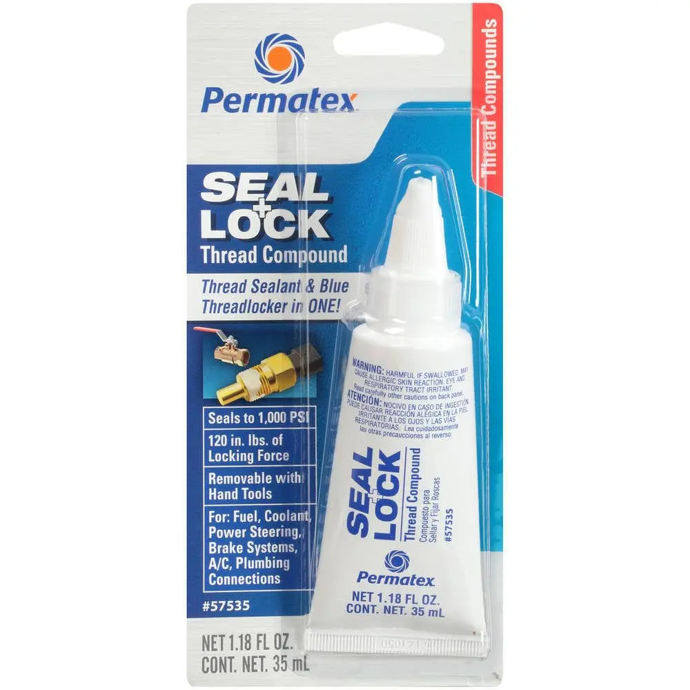 Permatex 57535 Seal & Lock Thread Compound, 1.18 Fl. Oz. 2