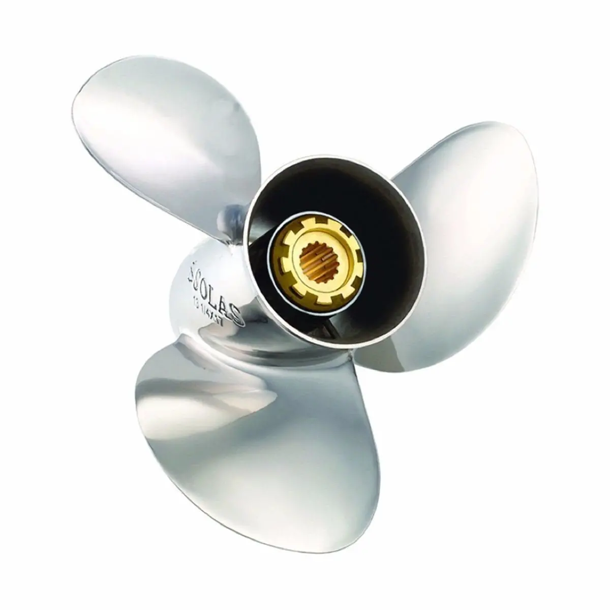 Solas Propeller 1431-138-13 Solas New Saturn Ss 3-Blade Propeller For Mercury 2