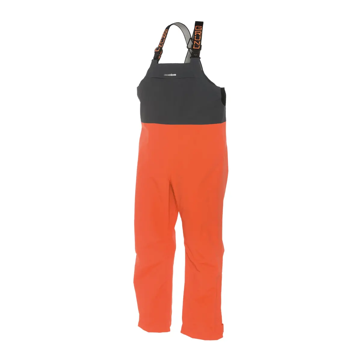 Grundens 10330-802-0012 Full Share Bib-Orange/Grey-Xs 1
