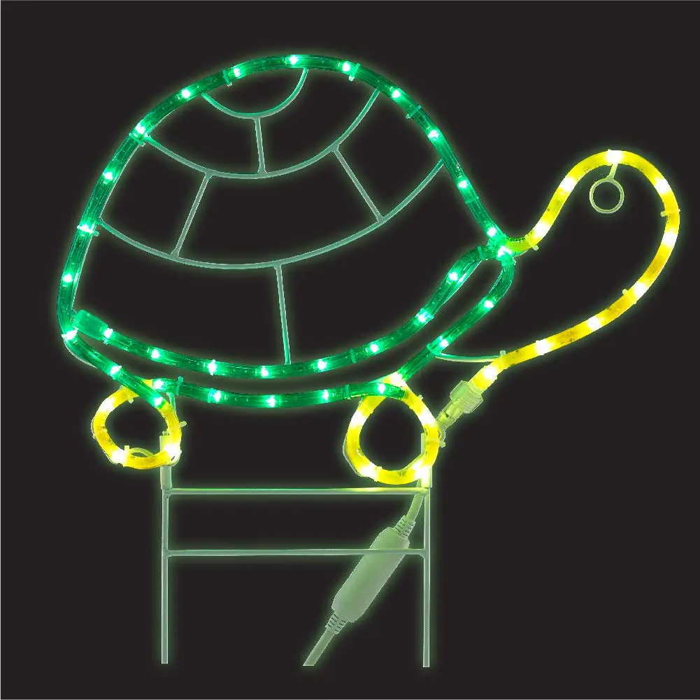 Ming's Mark 8080124 Green Long Life Led Turtle, 18" 1