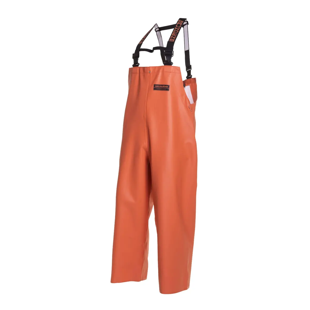 Grundens 10096-800-0012 Herkules 16 Bib Pant-Orange-Xs 1