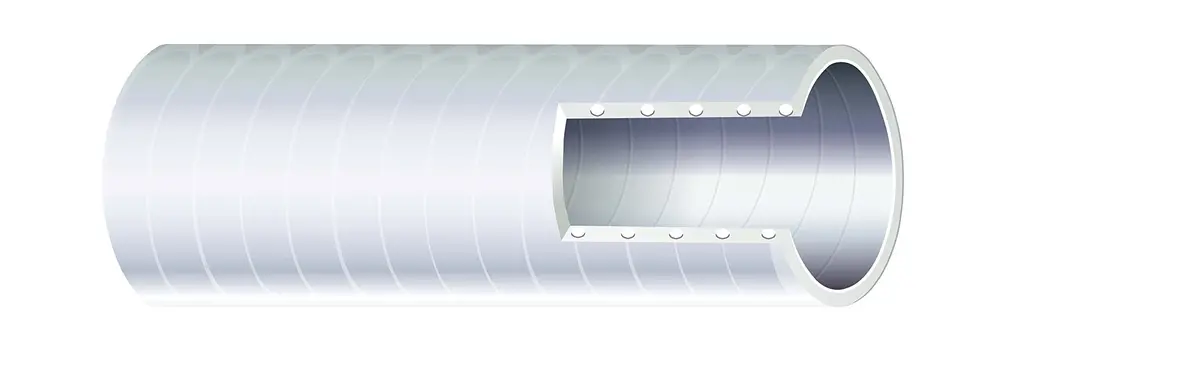Shield 16-148-1186W Shields Marine Extra Heavy Duty Series 148 White Vac 50', Hose 2