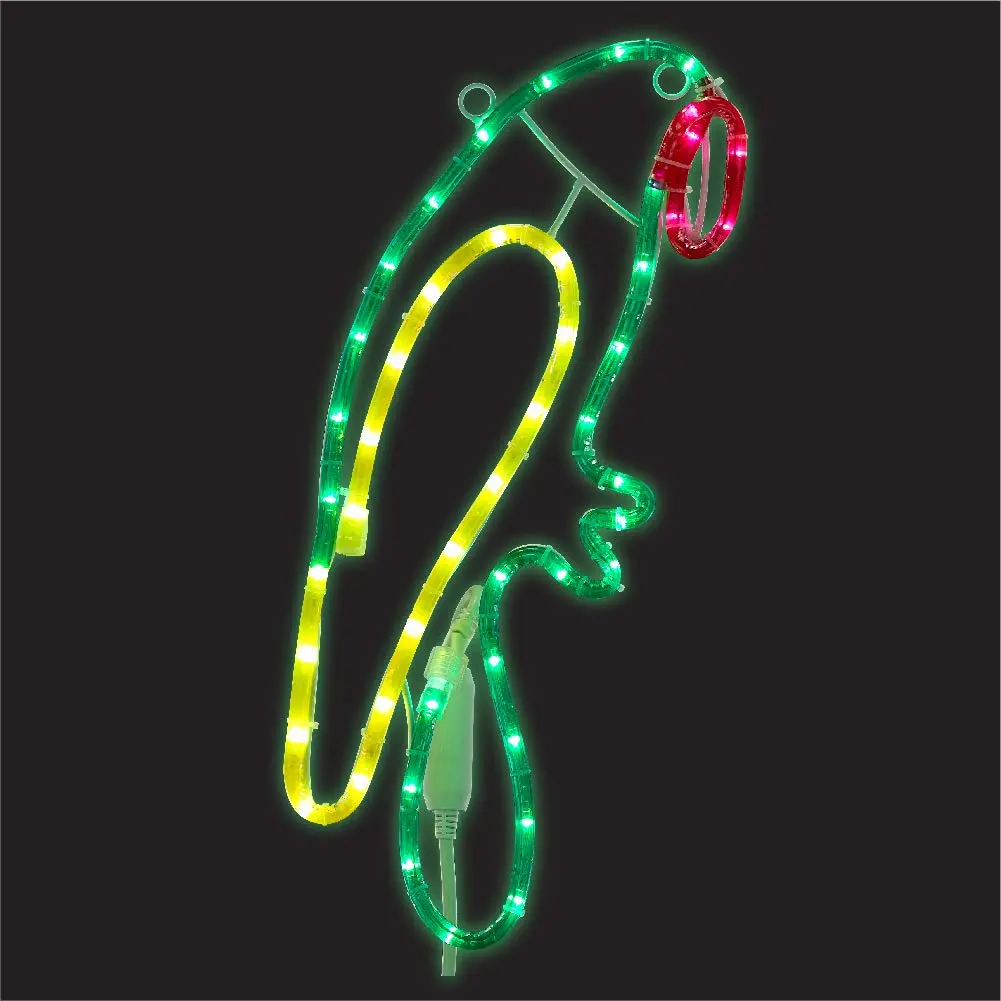 Ming's Mark 8080123 Green Long Life Led Parrot, 18" 1
