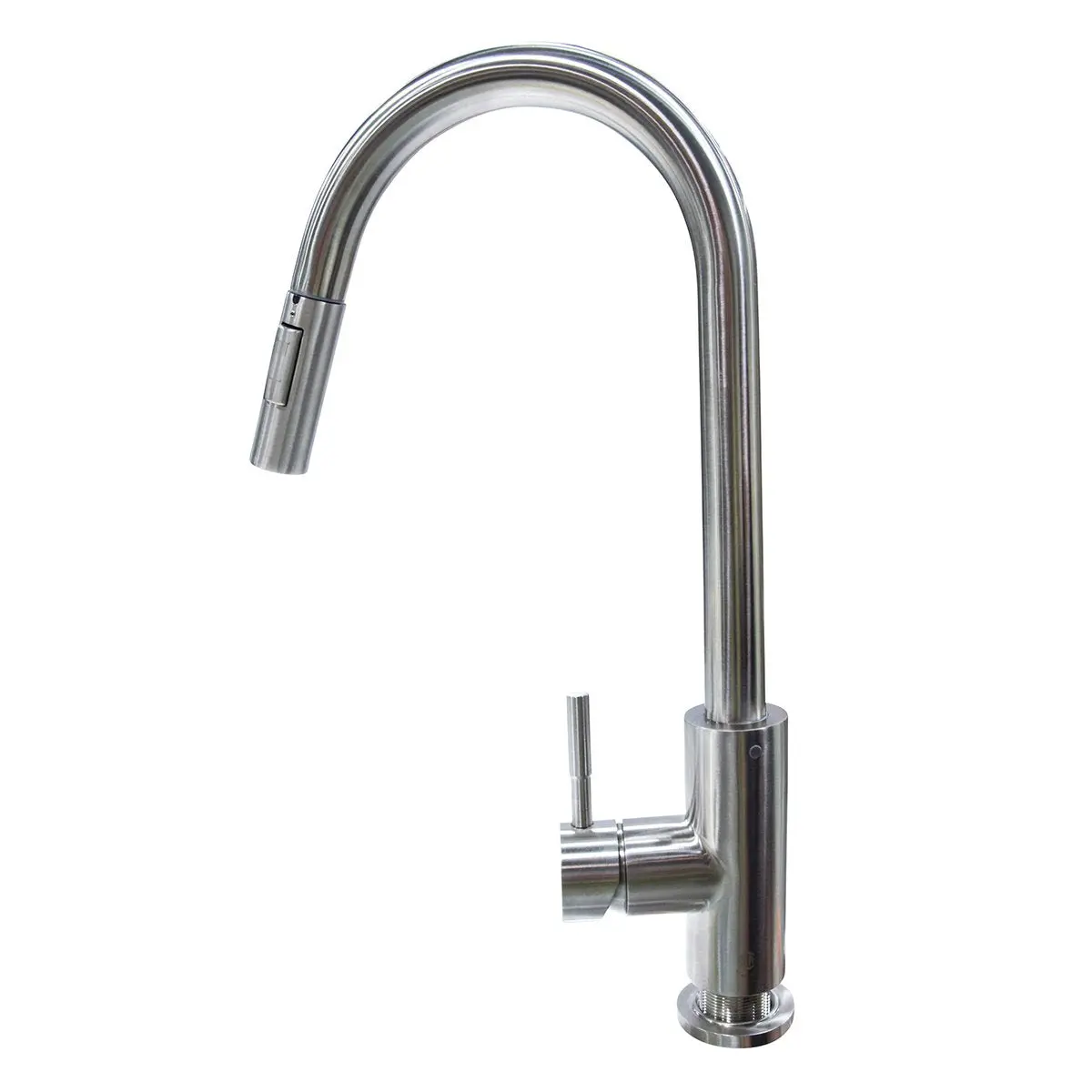 Lippert 719333 Flow-Max Pull Down Single Hole Faucet, Bullet Style, Ss 2