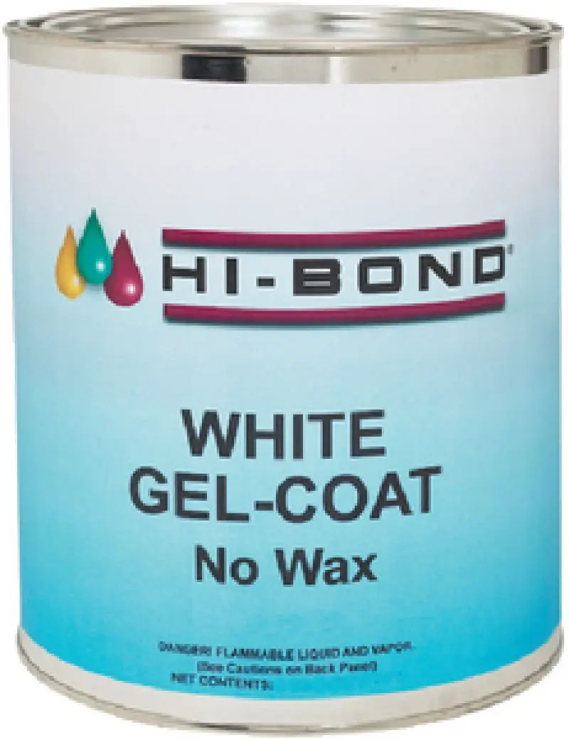 Hi Bond 701440 White Gel Coat No Wax Qt W/Hdr 1
