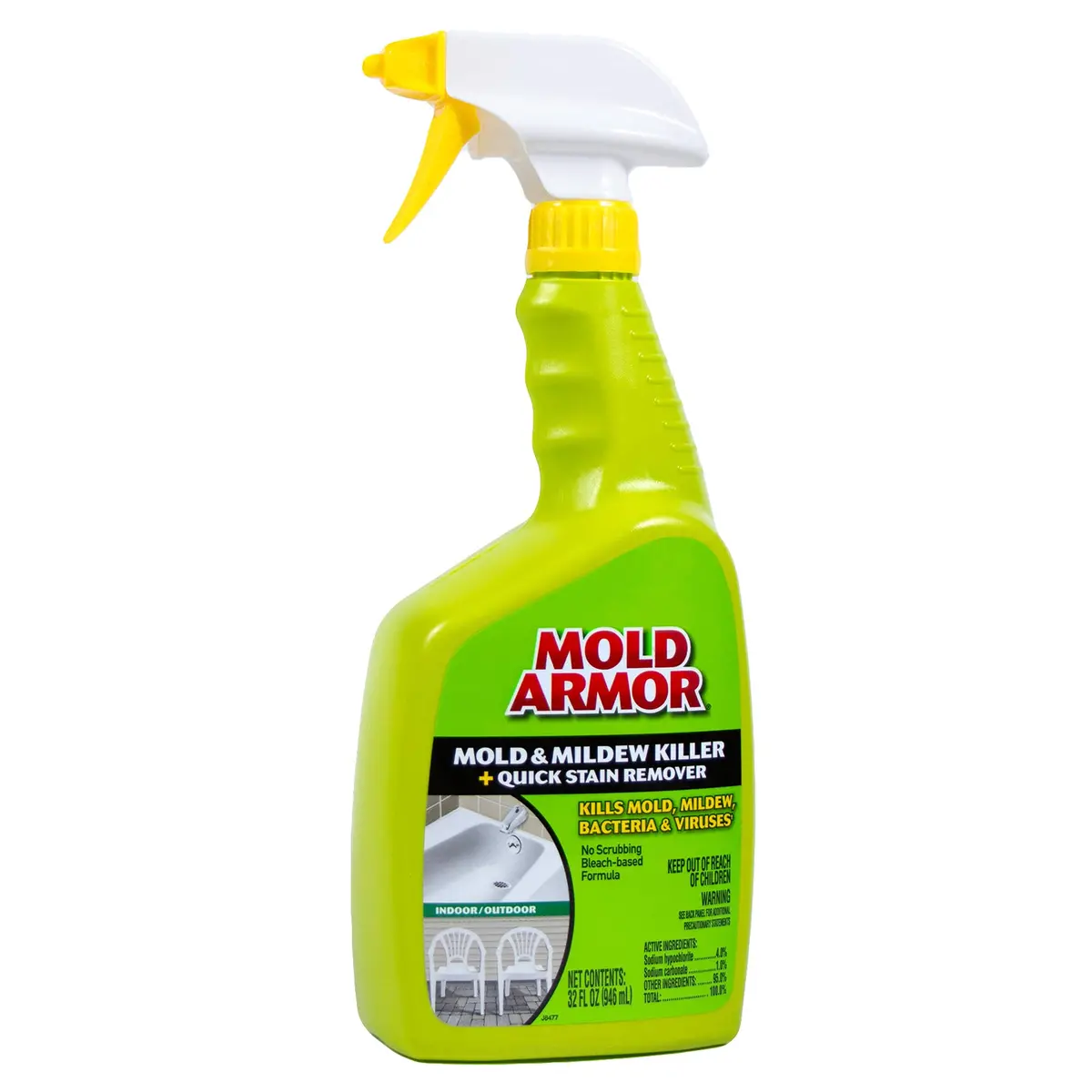 Damp Rid Fg502 Mold & Mildew Stain Remover, 32 Oz. 2
