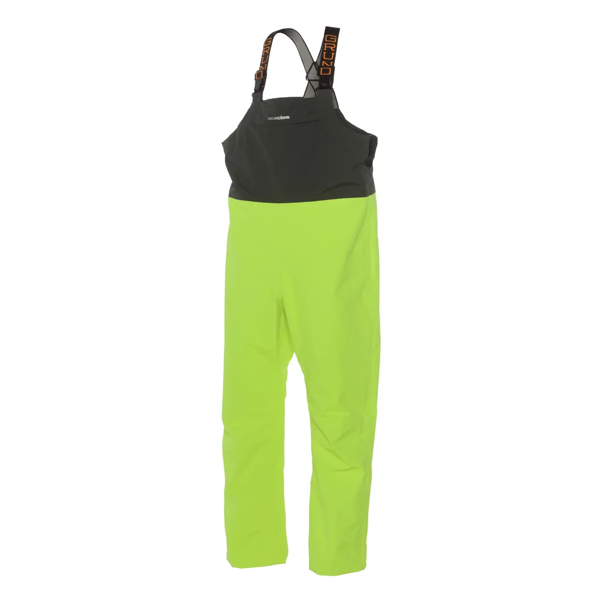 Grundens 10330-731-0013 Full Share Bib-Hi-Vis Yellow/Grey-S 1