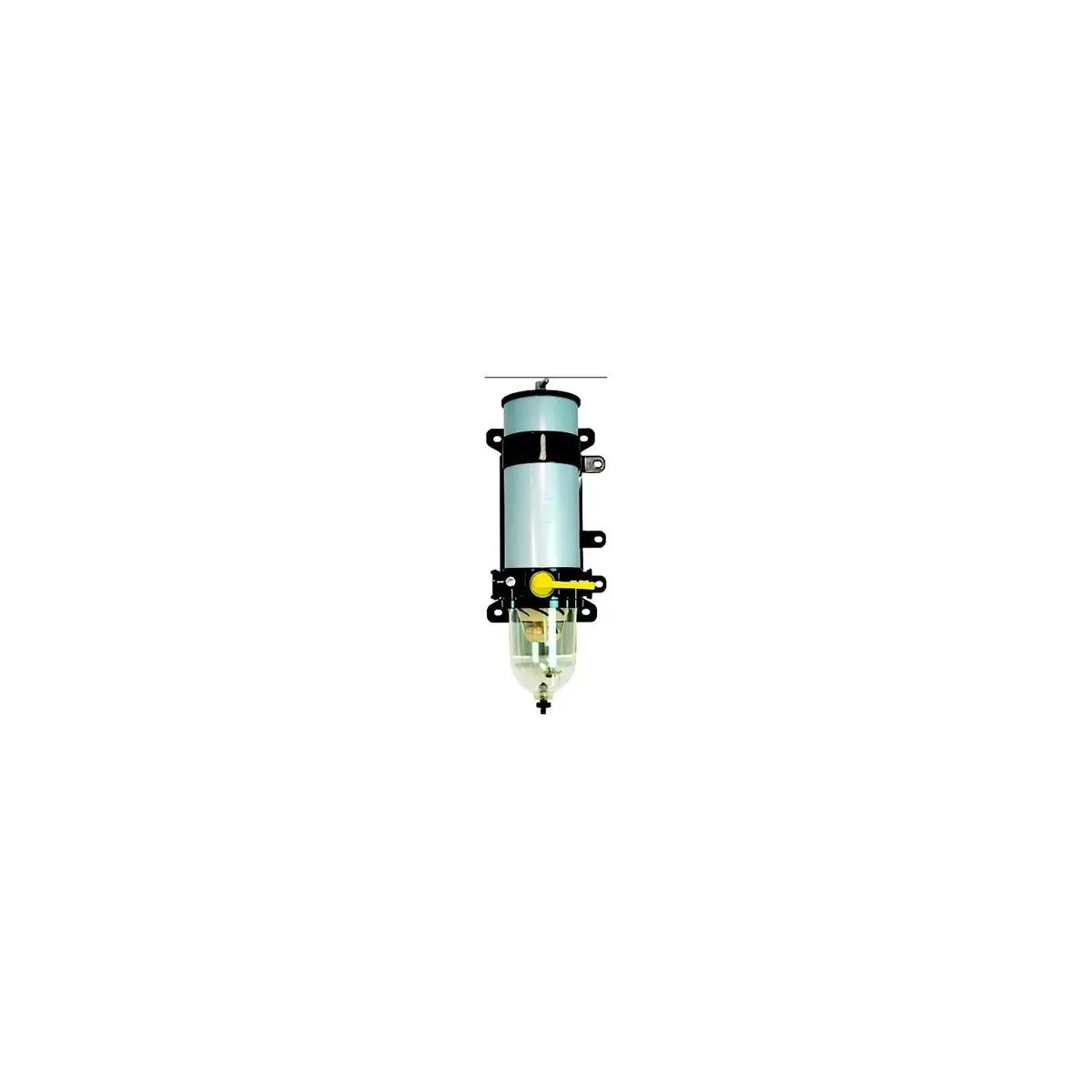 Racor 1000Fv10 Marine Turbine Fuel Filter/Water Separator W/Clear Bowl, 10 Micron 1
