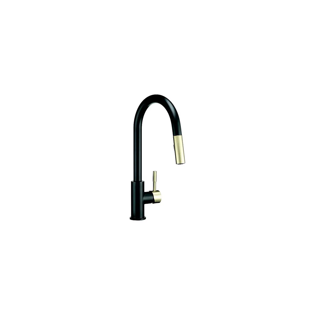 Dura Faucet Df-Mk530slk-Mbmg Streamline Single Handle Pull-Down Kitchen Faucet 1