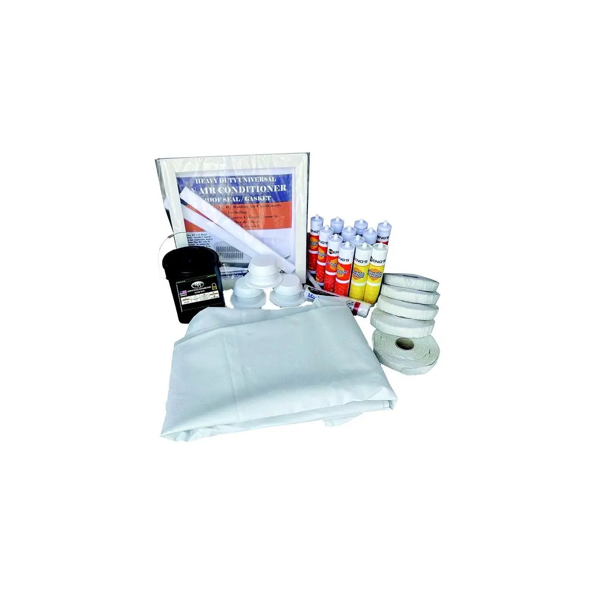 Hengs 9623Tfkitw Tpo Membrane With Install Kit , 38' 1